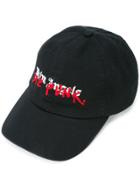 Palm Angels Embroidered Logo Hat - Black