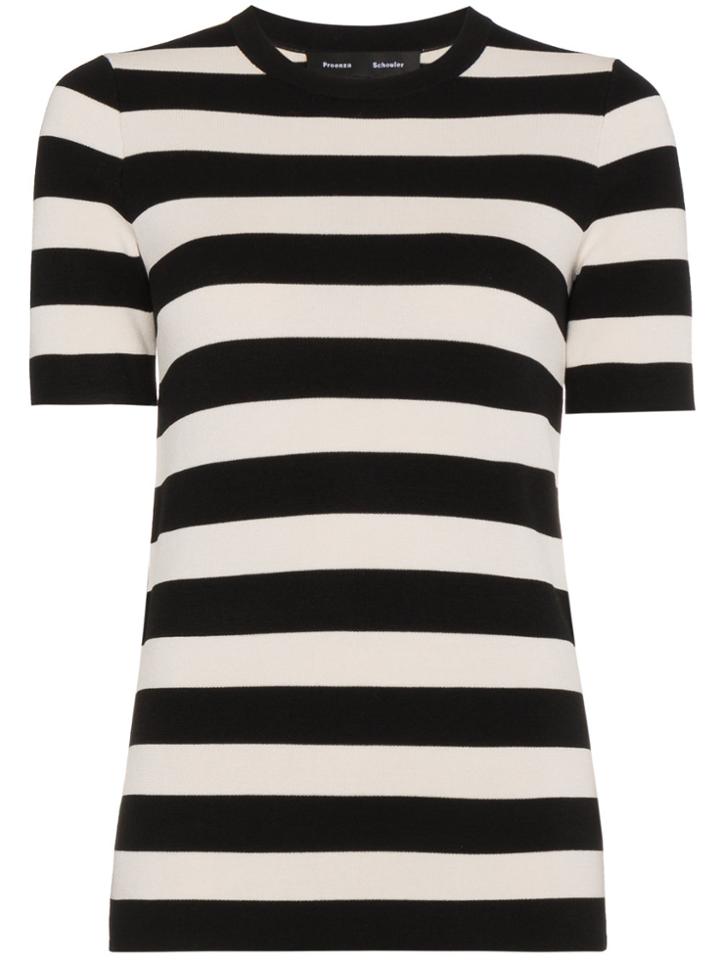 Proenza Schouler Short Sleeve Crewneck - Black