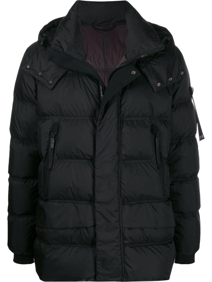 Peuterey Hooded Puffer Jacket - Black