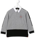 Armani Junior Pointed Collar Sweatshirt, Boy's, Size: 12 Yrs, Grey