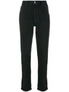 Re/done Cropped Ankle Length Jeans - Black