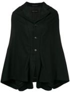 Comme Des Garçons Vintage 1995's Cape Jacket - Black
