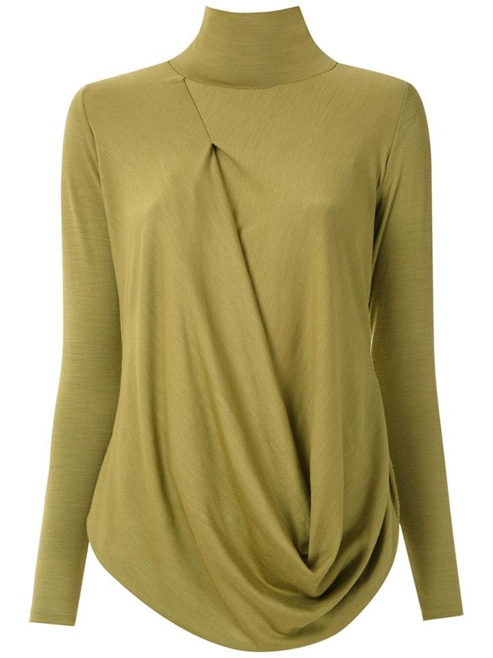 Uma Raquel Davidowicz Church High Neck Blouse - Green