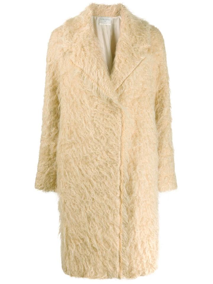 Forte Forte Textured Single Breasted Coat - Neutrals