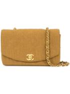 Chanel Pre-owned Cc Single Chain Shoulder Bag - Brown