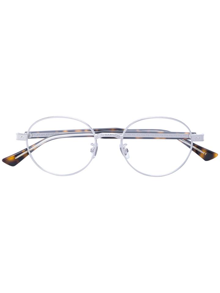 Gucci Eyewear Classic Round Glasses - Metallic