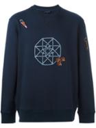 Lanvin Embroidered Graphic Sweatshirt