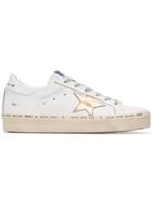 Golden Goose Deluxe Brand Leather Gold Hi Star Trainers - White