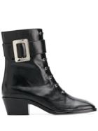 Dorateymur Buckle-detail Ankle Boots - Black