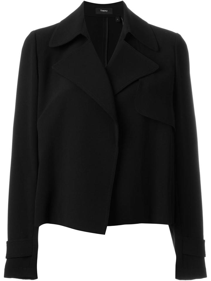 Theory Cropped Trench Coat