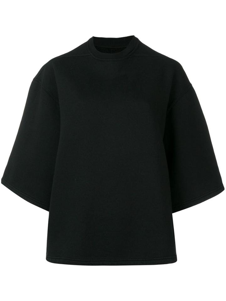 Rick Owens Drkshdw Oversized Sweatshirt - Black