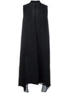Demoo Parkchoonmoo Long Waistcoat, Women's, Size: 36, Black, Polyester