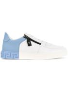 Versace Grecca Detail Sneakers - White