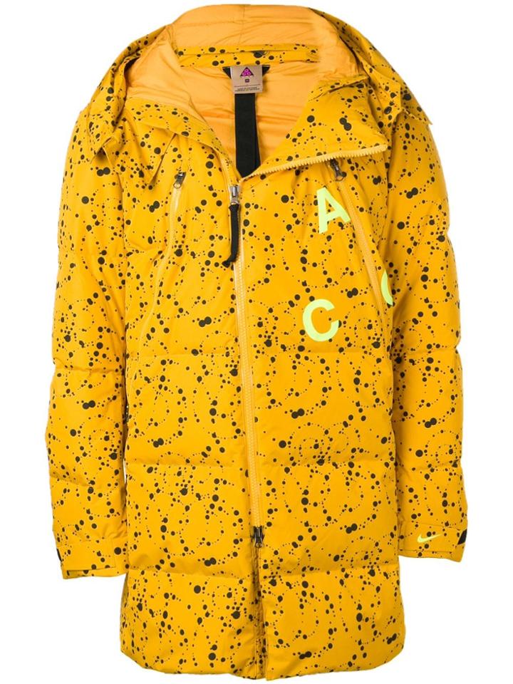 Nike Nikelab Acg Down-fill Parka - Yellow
