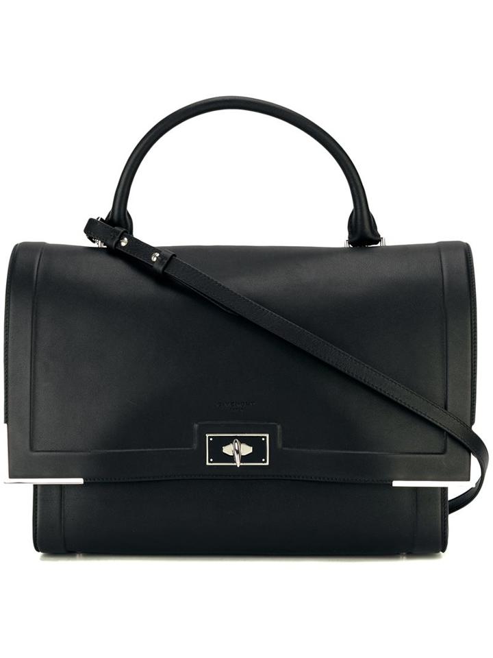 Givenchy Medium 'shark' Shoulder Bag, Men's, Black, Calf Leather