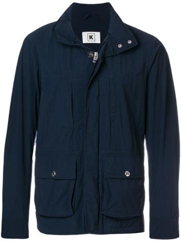 Kired Short Button Jacket - Blue