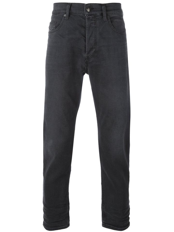 Diesel Slim-fit Jeans, Men's, Size: 31/32, Grey, Cotton/spandex/elastane