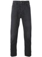 Diesel Slim-fit Jeans, Men's, Size: 31/32, Grey, Cotton/spandex/elastane