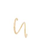 Maria Black 18kt Gold Diamond Cut Twirl Earrings - Metallic