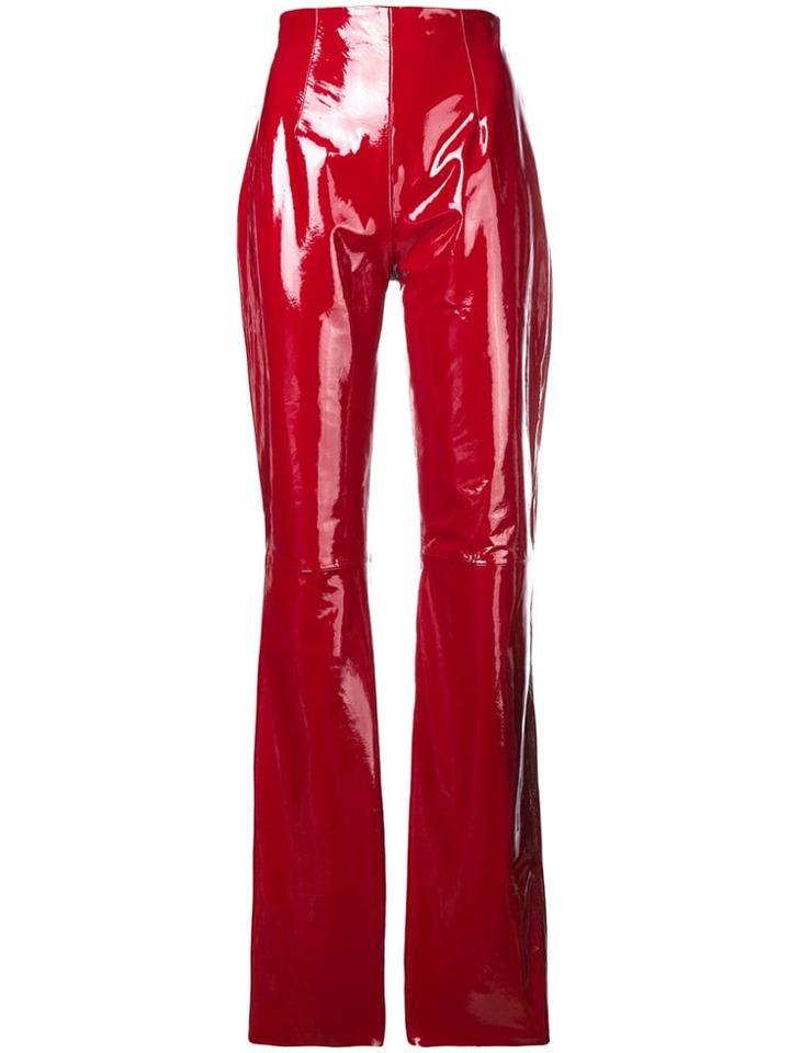16arlington Vinyl Flared Trousers
