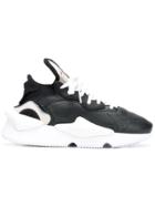 Y-3 Contrast Lace-up Sneakers - Black