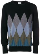 Ballantyne Argyle Sweater - Black