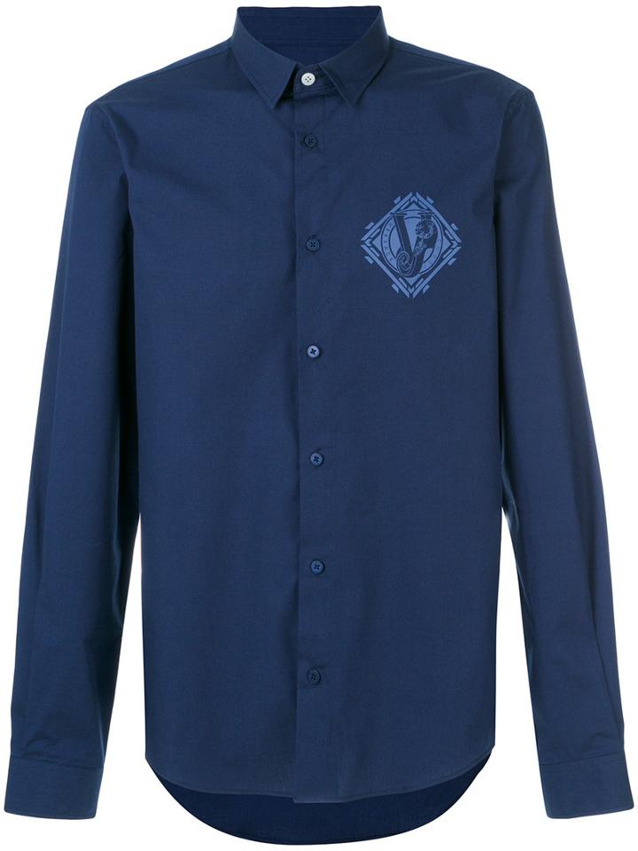 Versace Jeans - Denim Shirt - Men - Cotton - 52, Blue, Cotton