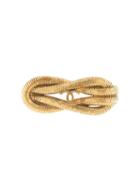 Chanel Pre-owned 1997 Rope Cc Brooch - Gold