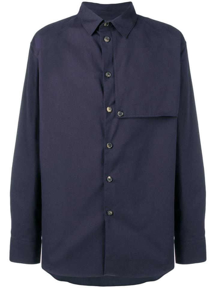 Kenzo Trench Shirt - Blue