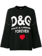Dolce & Gabbana Cashmere D & G Forever Jumper - Black
