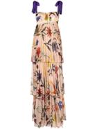 Silvia Tcherassi No Me Olvides Dress - Brown