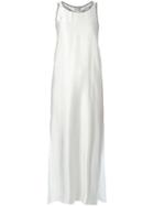 Forte Forte Sleeveless Long Dress, Women's, Size: 1, White, Cupro/viscose