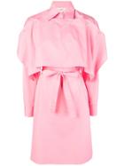 Ports 1961 Cape Shirt Dress - Pink & Purple