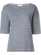 Zanone Half Sleeve Striped T-shirt