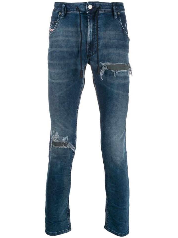 Diesel Distressed Ripped Jeans - Blue