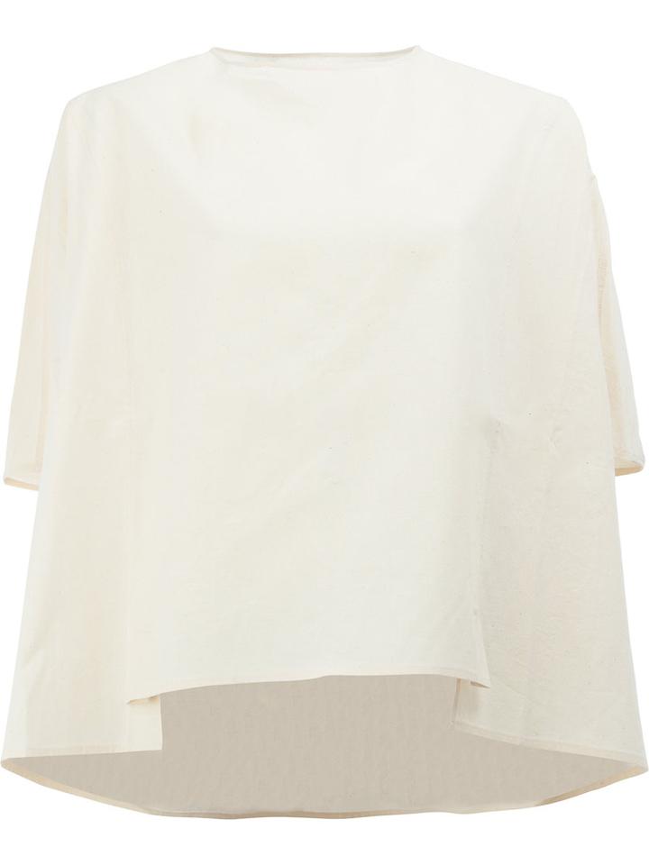 Toogood The Cheese Blouse, Women's, Size: 0, White, Cotton