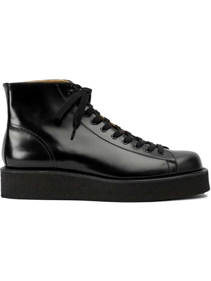 Yohji Yamamoto Lace-up Boots - Black