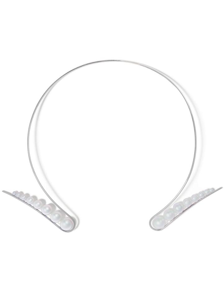 Tasaki Palladium Shell Necklace