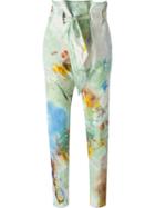 Vivienne Westwood Anglomania Stained High Waist Trousers