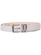 Barbara Bui Classic Adjustable Belt - White