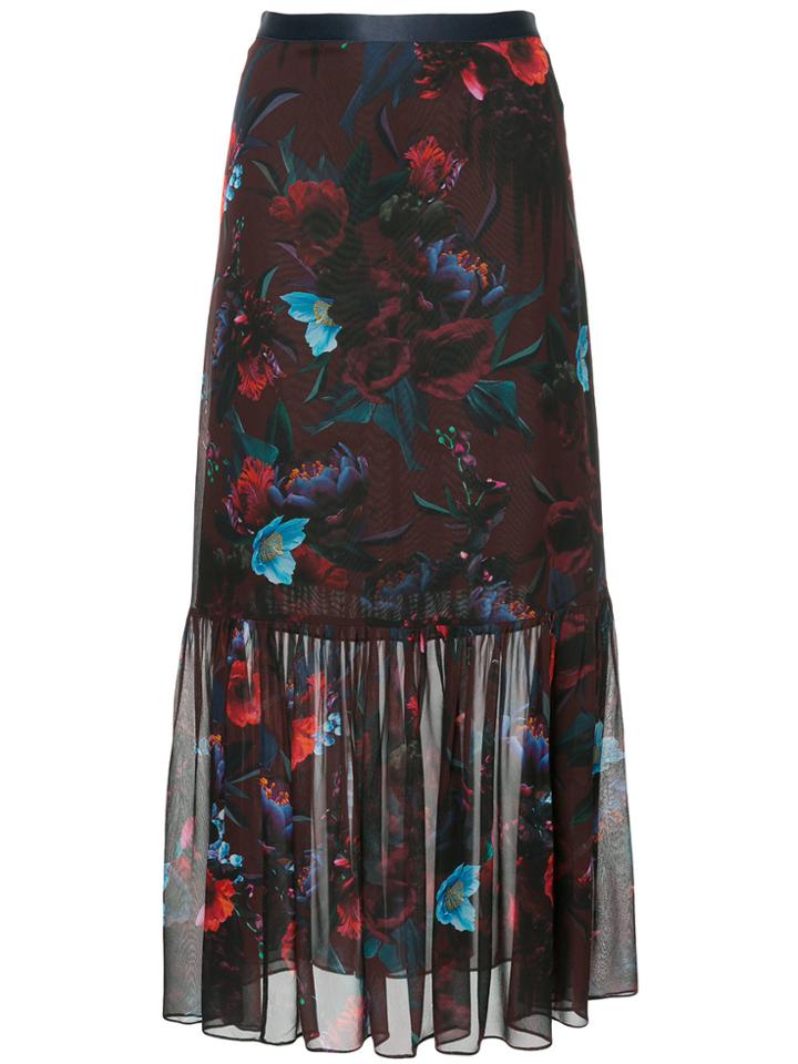 Ginger & Smart Long Floral Print Skirt - Multicolour