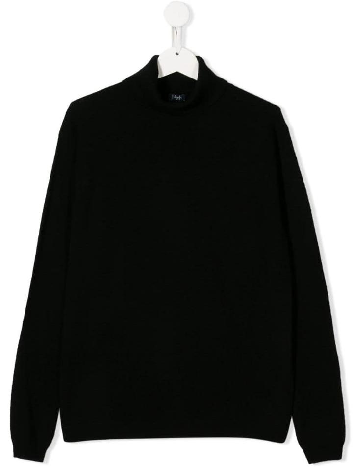 Il Gufo Teen Turtleneck Jumper - Black