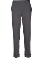 The Row Cuffed Straight Leg Trousers