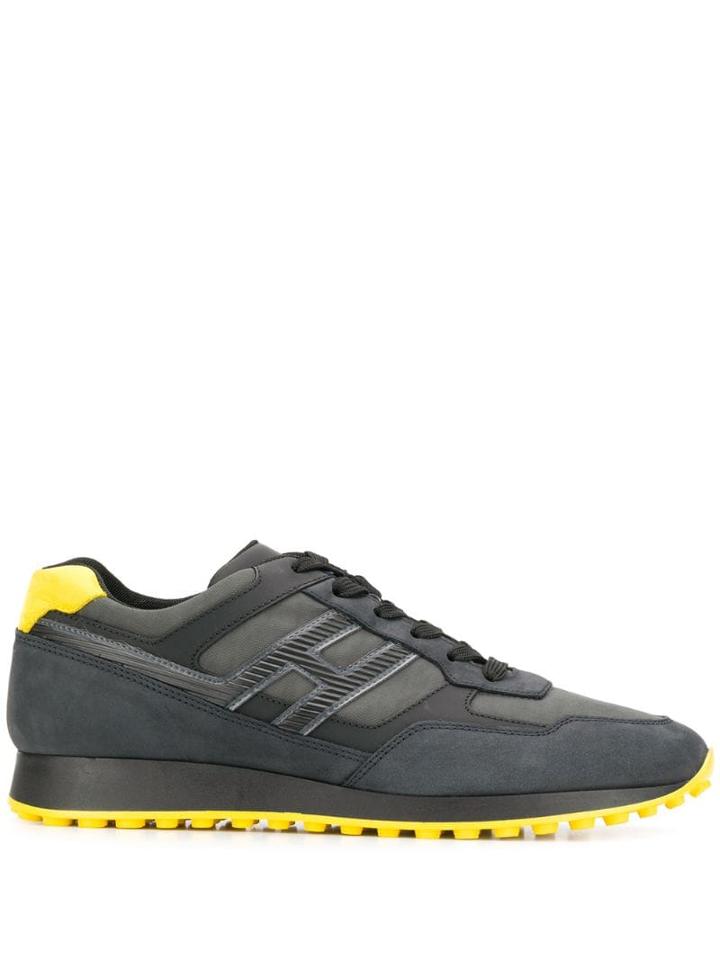 Hogan Contrast Low-top Trainers - Black