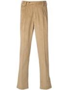 Pt01 Straight-leg Cord Trousers - Nude & Neutrals