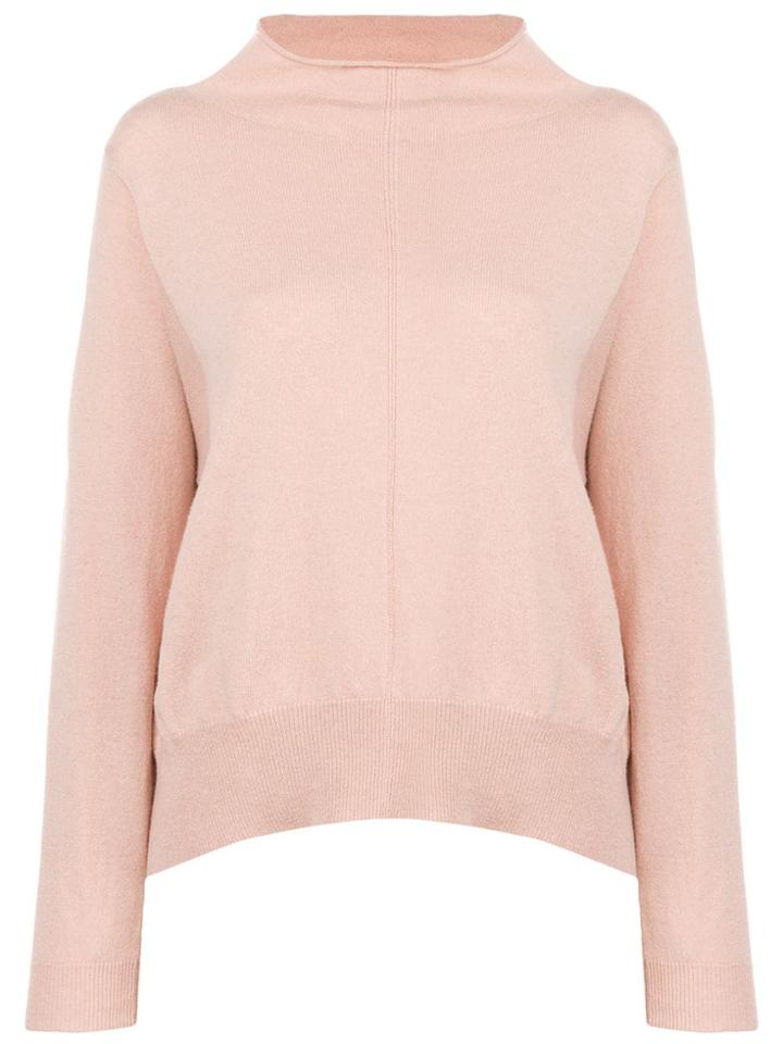 Semicouture Side Slits Jumper - Pink
