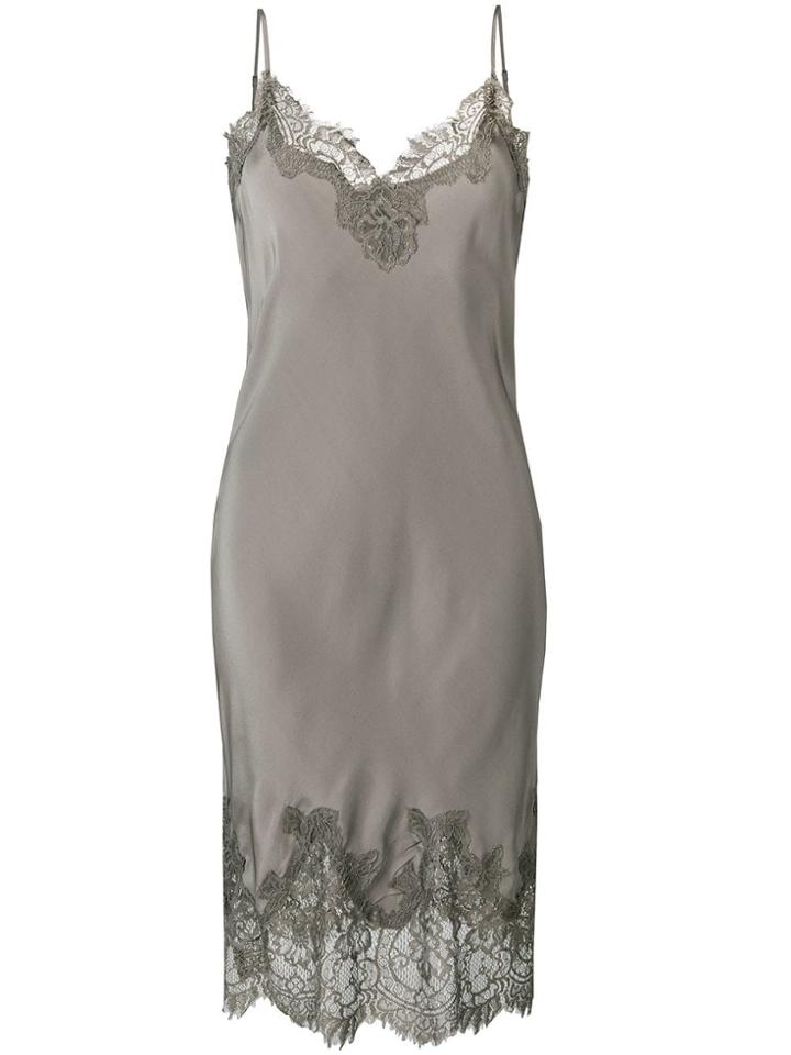 Gold Hawk Coco Slip Dress - Grey