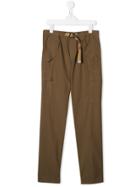 White Sand Cargo Trousers - Brown