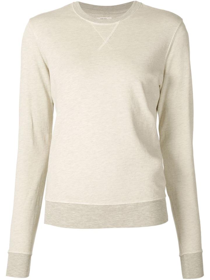 321 Washed Crew Neck Sweatshirt - Nude & Neutrals