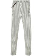 Berwich Striped Tapered Trousers - Nude & Neutrals